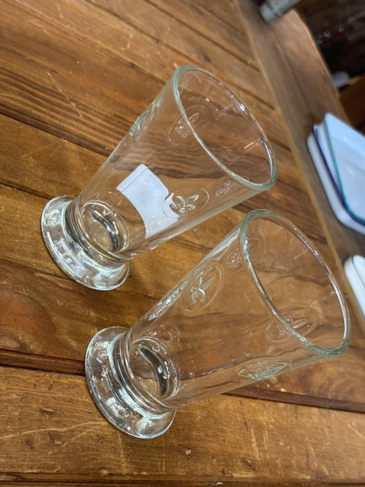 PAIR OF FLUER DE LIS GLASSES