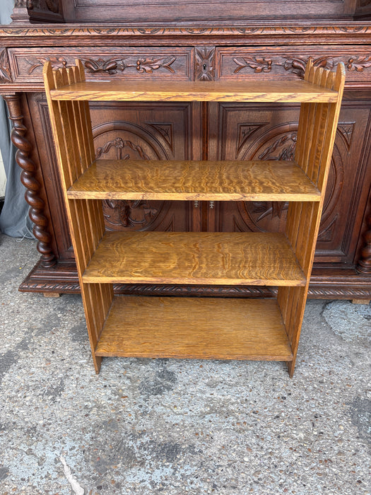 MISSION  OAK TIERED BOOKCASE