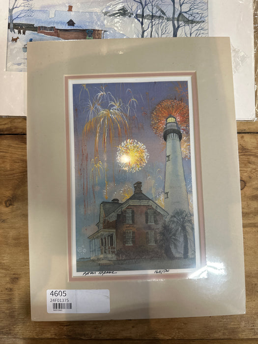 SMALL UNFRAMED LIGHTHOUSE PRINT