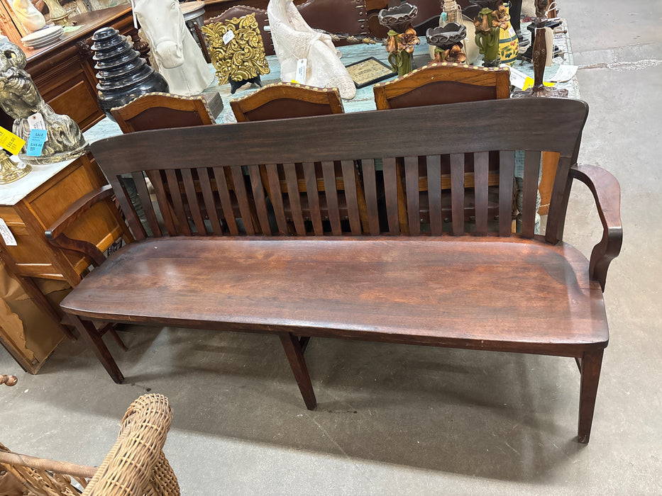 AMERICAN MAHOGANY JURY BENCH