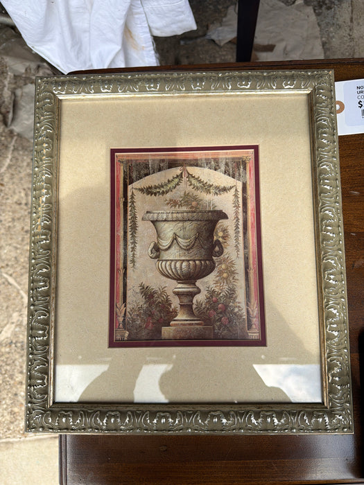 NOT OLD BOMBAY PRINT OF URNS 1 OF 2
