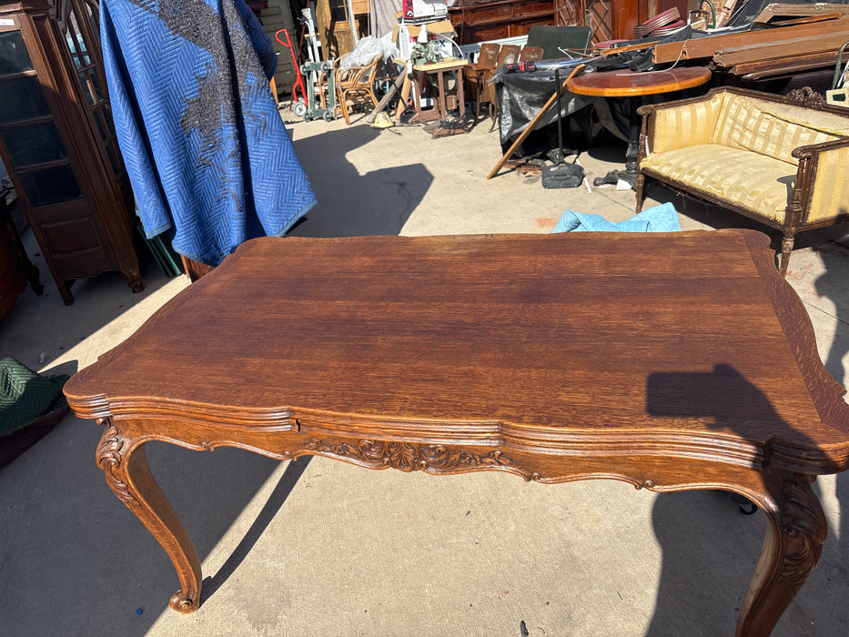 COUNTRY FRENCH OAK DRAW LEAF TABLE