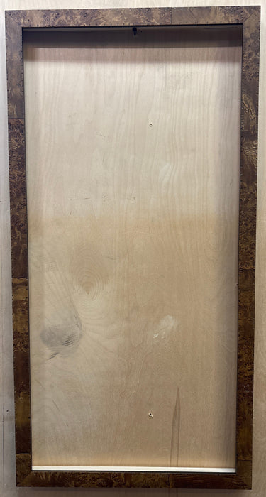 SIMPLE MODERN BURLED WOOD FRAME