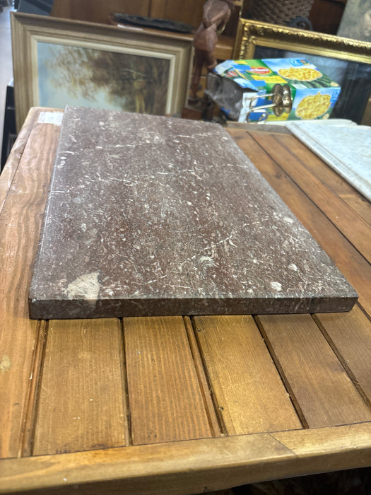 SMALL PIECE OF RED MARBLE