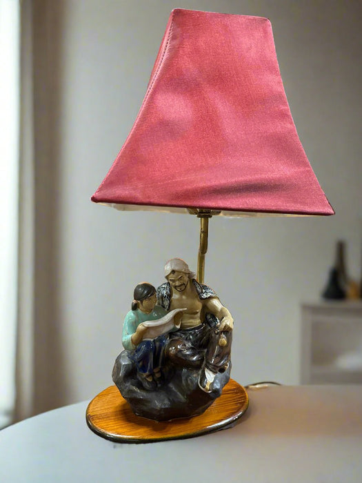 CHINESE FIGURE LAMP