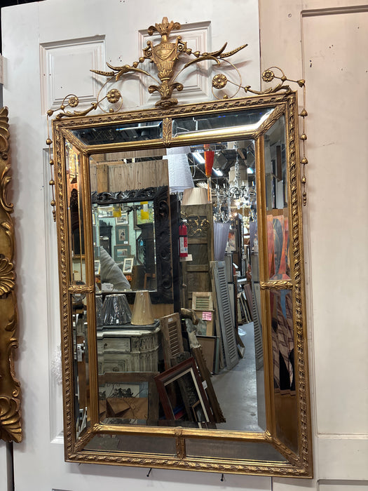 MIRROR WITH MULTI BEVELS - AS FOUND