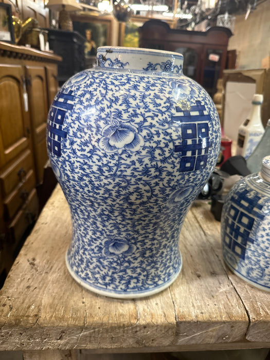 LARGE ANTIQUE CHINESE FLOOR VASE AS FOUND