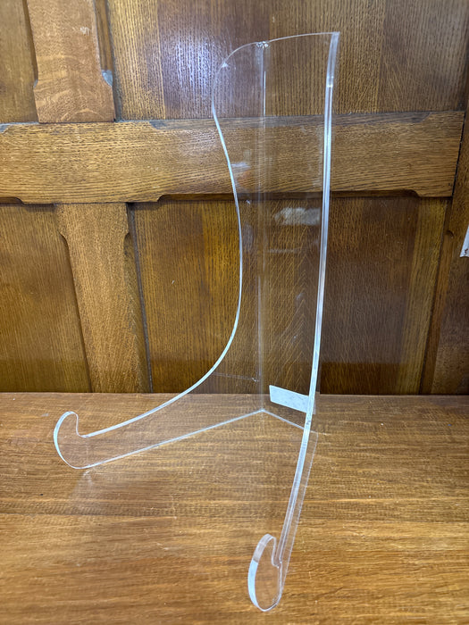 LARGE CLEAR PLATE HOLDER