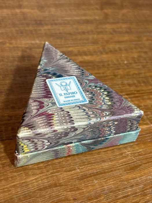 SMALL ITALIAN TRIANGULAR BOX