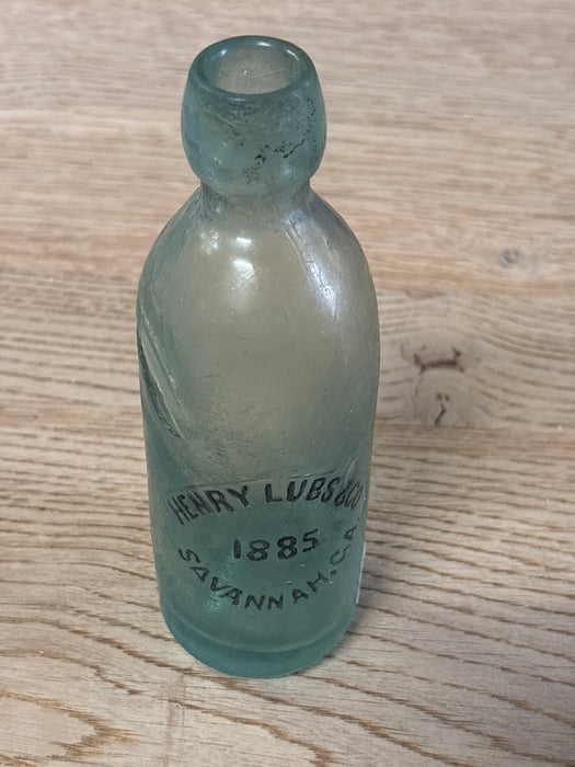HENRY LUBES AND CO, BEER BOTTHE SAVANNAHBOTTLE