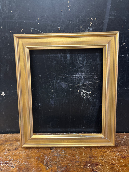VINTAGE BRIGHT GOLD PINE FRAME