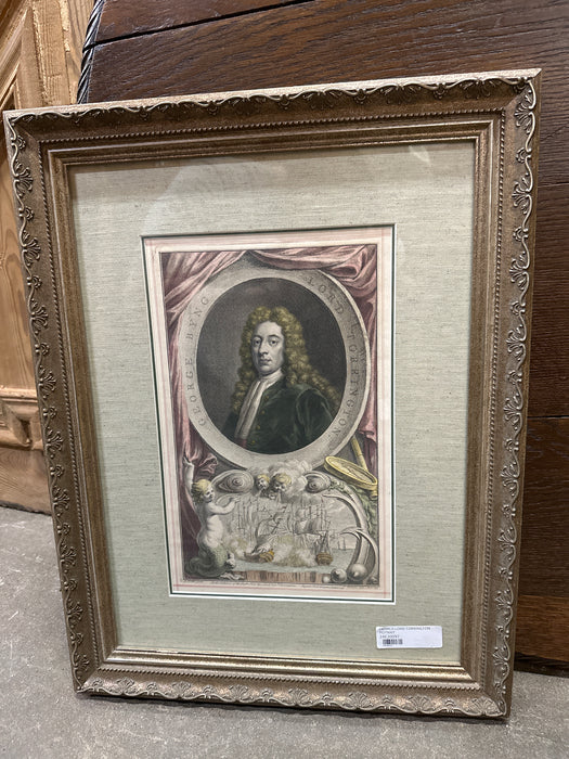 FRAMED LORD TORRINGTON POTRAIT