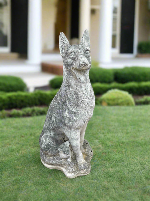 GERMAN SHEPHERD CONCRETE STATUE