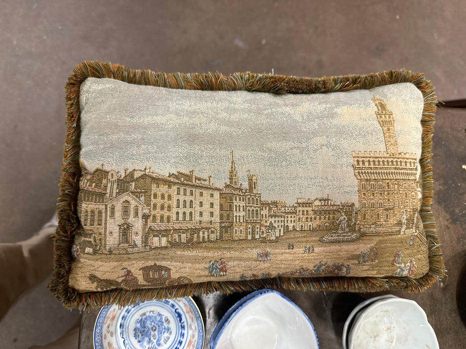 ITALIAN SCENE PILLOW