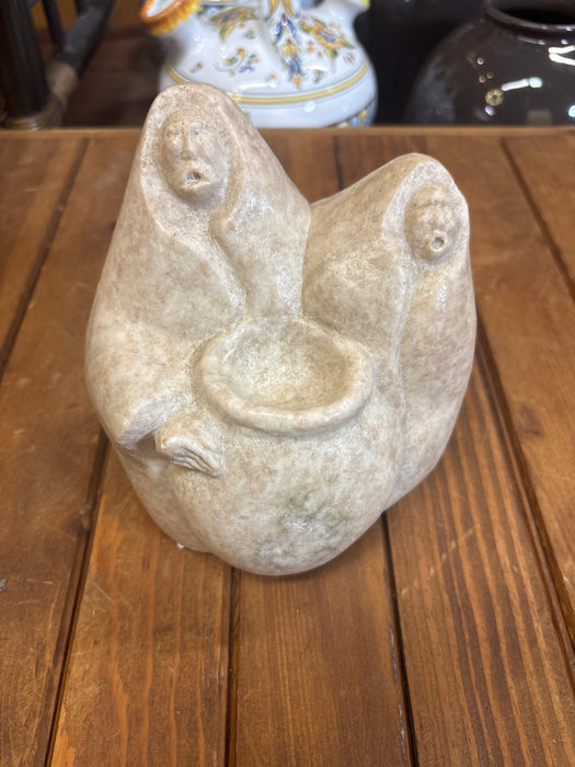 INDIAN STONE CARVING - BY TONY REYNA 1986