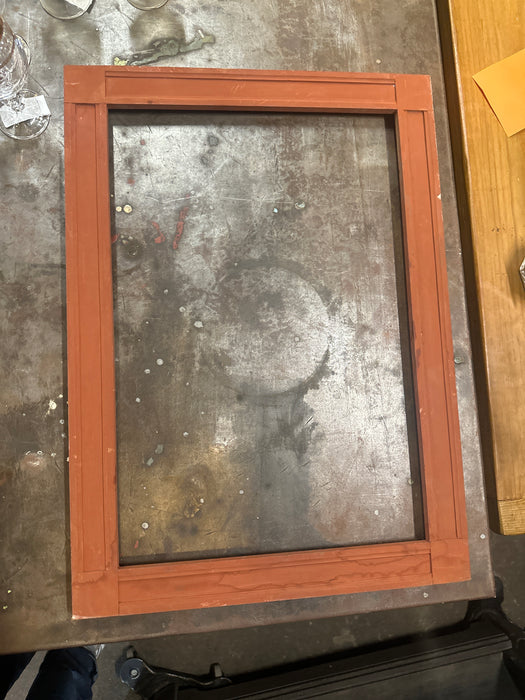 RED WOOD FRAME