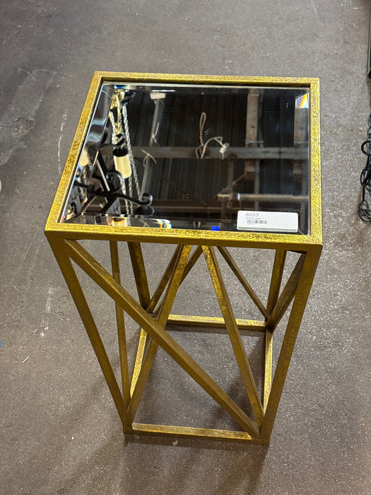GOLD MIRROR TOP TABLE