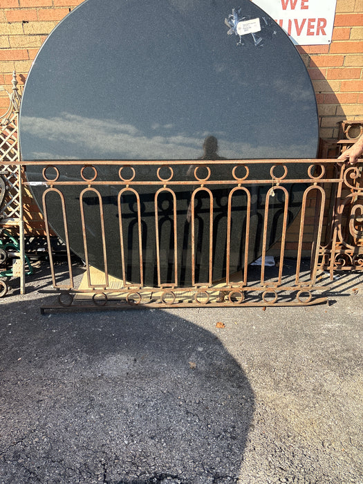 IRON RAIL PANEL WITH CIRCLES AND ARCHES