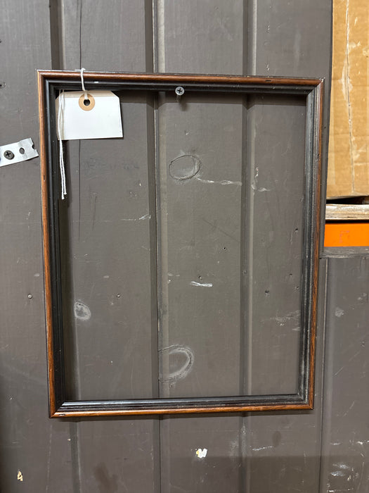 SMALL BLACK AND BROWN FRAME