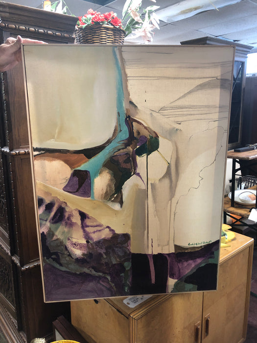 AS FOUND MODERN PAINTING