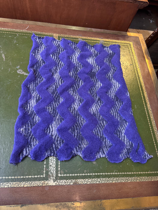 MEDIUM BLUE EARLY 1980S ITALIAN MISSONI FABRIC FROM NEIMAN MARCUS 1 OF 2