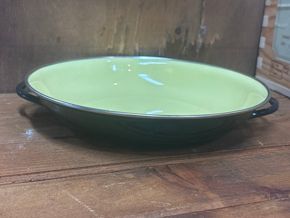 PAIR OF MEDIUM YELLOW YUGOSLAVIA SAUTÉ PANS