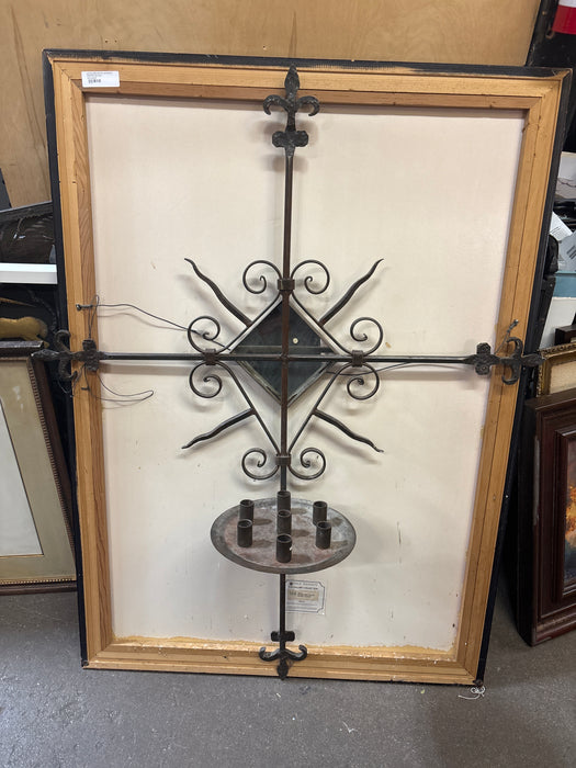 IRON CROSS CANDELABRA