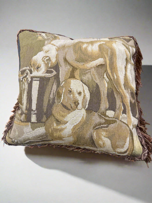 SMALL TAPESTRY DOG PILLOW