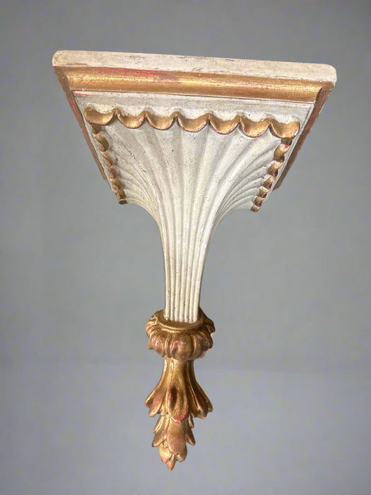 GILT AND PAINTED CORBEL