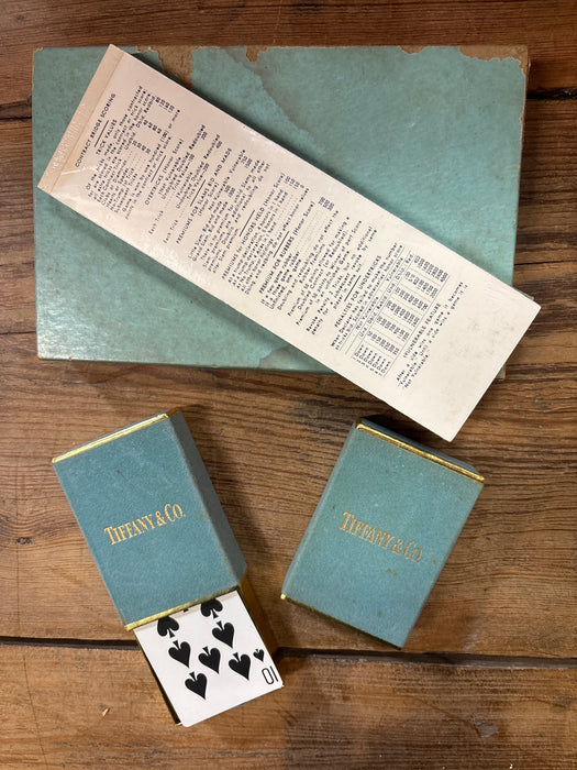 TIFFANY AND CO. CARD SET WITH GAME RULES