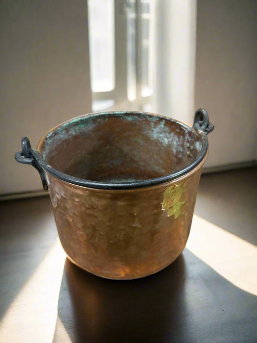 HANDMADE COPPER JAM POT