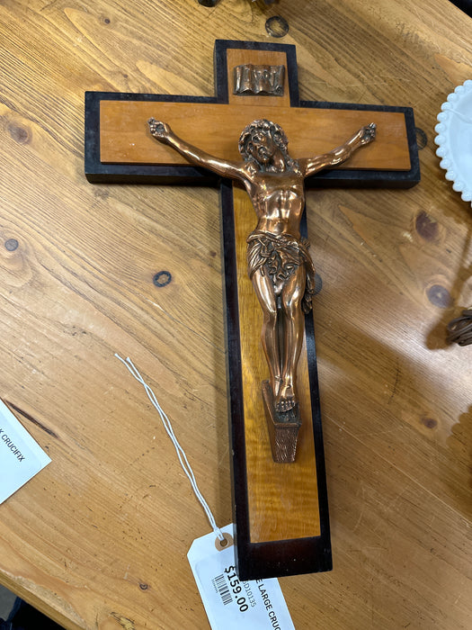 2 TONE LARGE CRUCIFIX