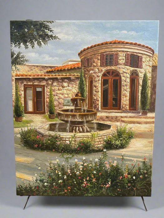 OIL FOUNTAIN PAINTING