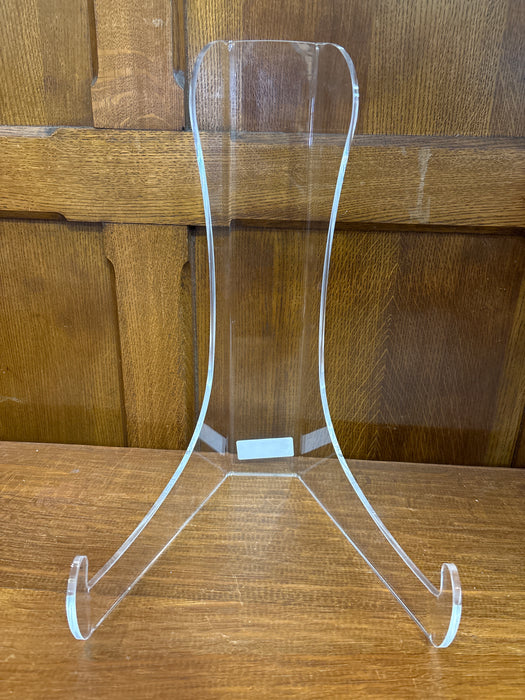 LARGE CLEAR PLATE HOLDER