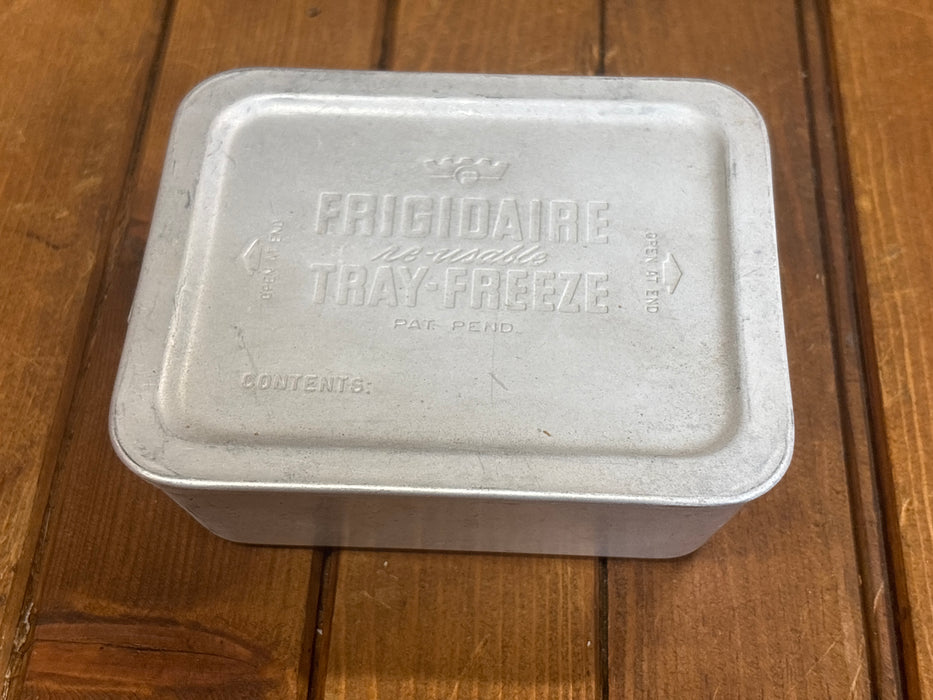 1950’S FRIGIDAIRE REUSABLE TRAY-FREEZE ALUMINUM TUPPERWARE 1 EACH OF 3