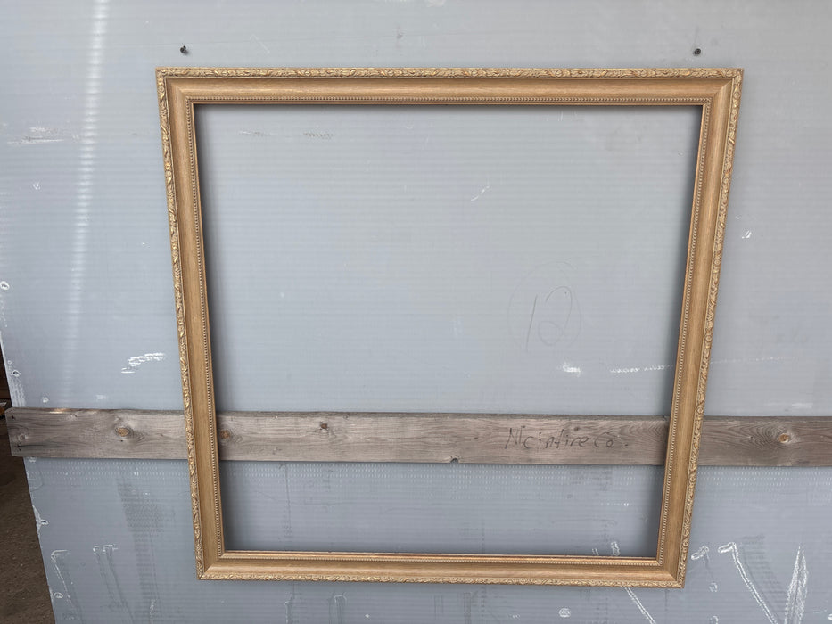 LARGE THIN WASHED GILT FRAME