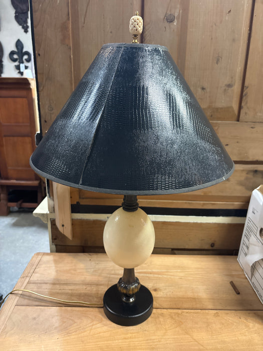FAUX OSTRICH EGG LAMP
