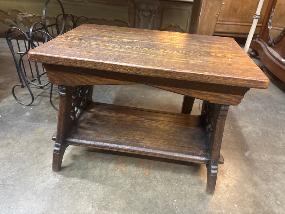 GOTHIC OAK MORTISE AND TENONED LOW TABLE
