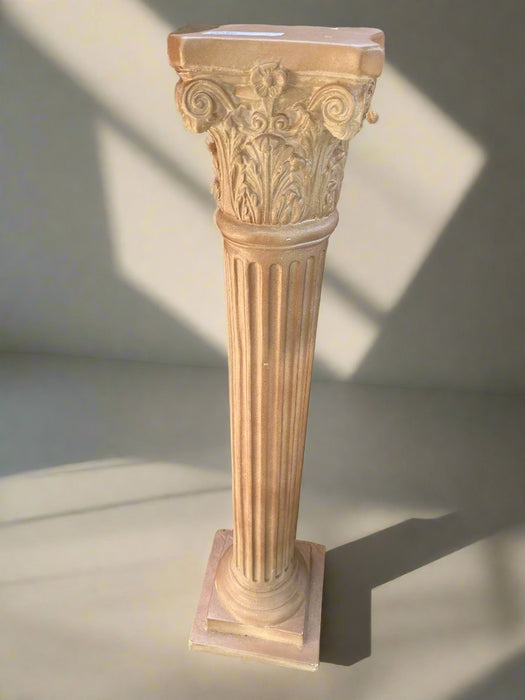 PAINTED PLASTER PEDESTAL