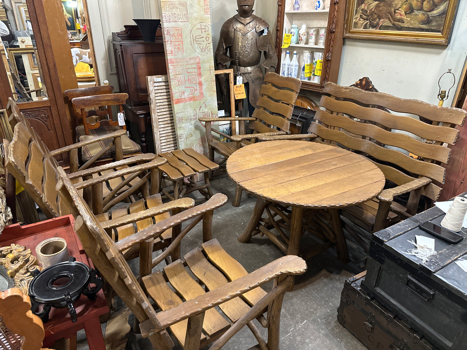 7 PIECE ADIRONDACK SET