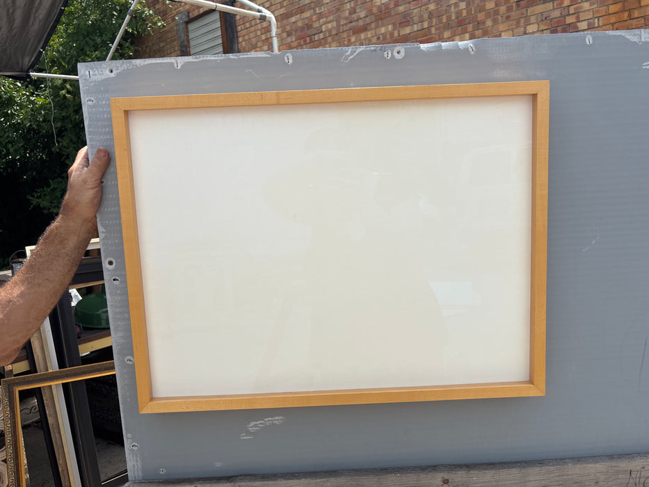MEDIUM MAPLE SHADOW BOX FRAME 1 OF 2