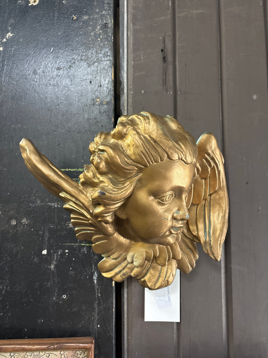 GOLD POTTERY WALL ANGEL