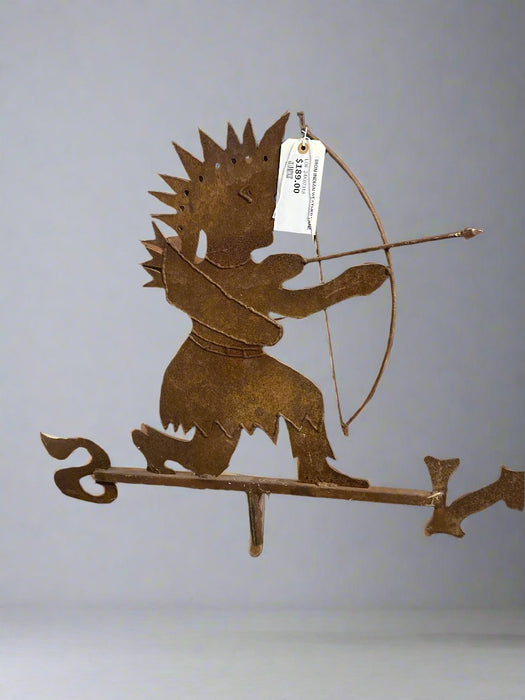 IRON INDIAN WEATHER VANE