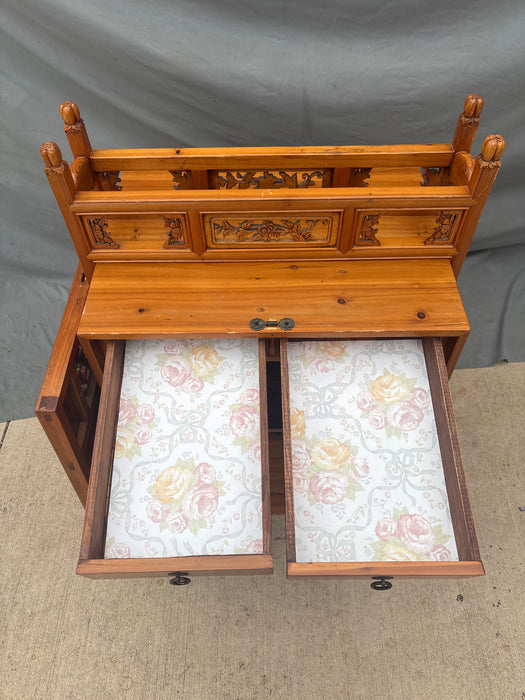 CHINESE CARVED WEDDING CABINET