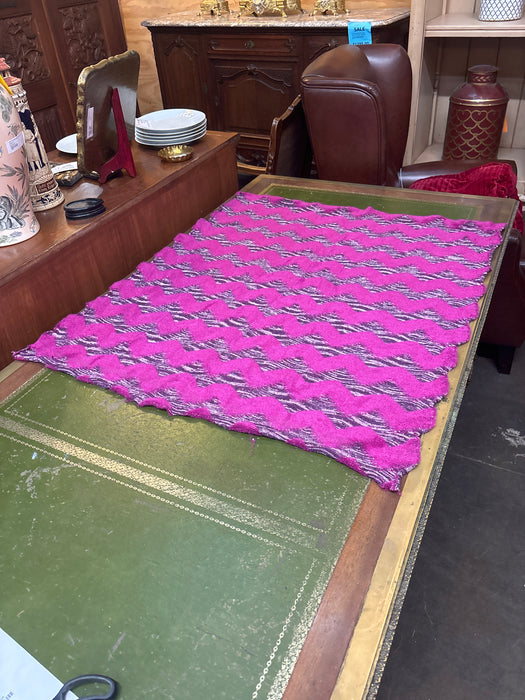 LARGE MAGENTA EARLY 1980S ITALIAN MISSONI FABRIC FROM NEIMAN MARCUS  1 OF 6