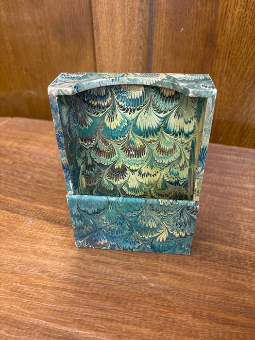 SMALL BLUE AND GREEN ITALIAN BOX