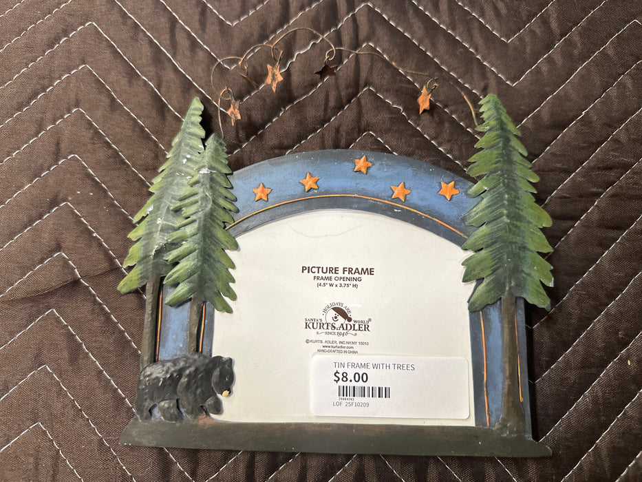 TIN FRAME WITH TREES