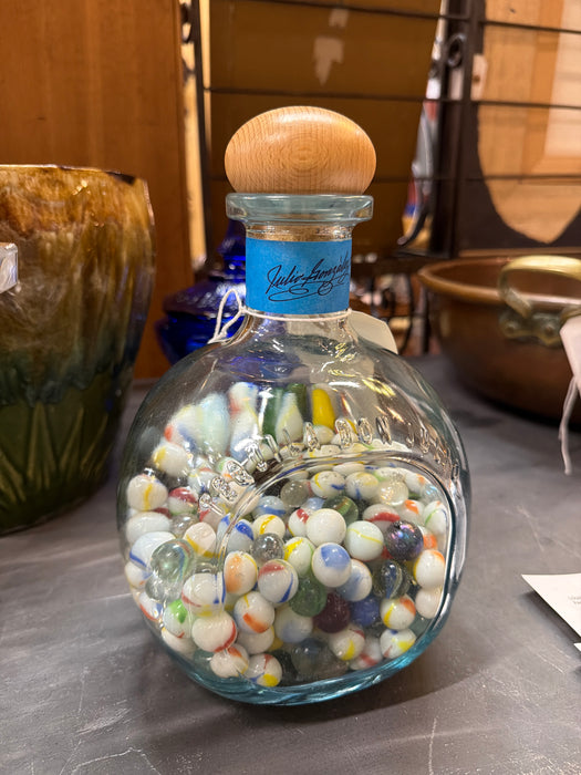 DON JULIO TEQUILA BOTTLE WITH MARBLES