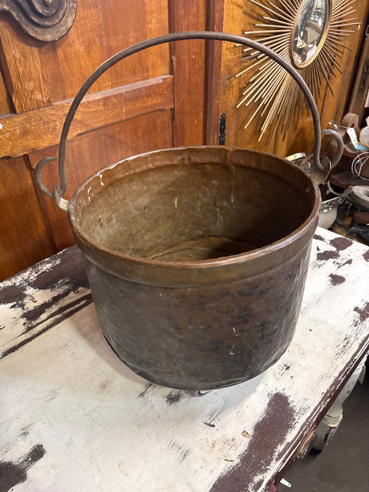 COPPER CAULDRON WITH HIGH SPEED ROLLERS