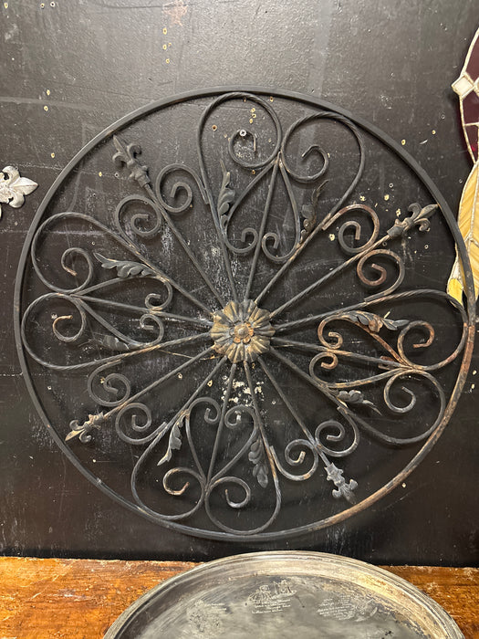 LARGE IRON ROSETTE